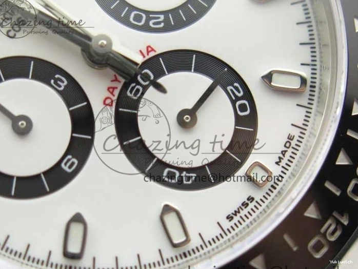 Daytona 1:1 Best and V4 SA4130 Case White 116500 Noob 904L Dial Bracelet Edition SS 0318